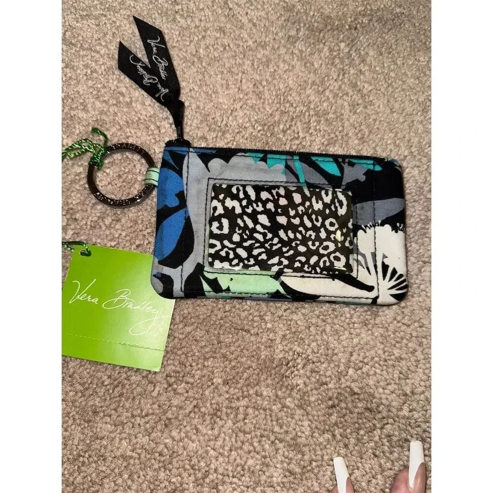 Vera Bradley Women's Camofloral Zip ID Case & Lanyard Holder